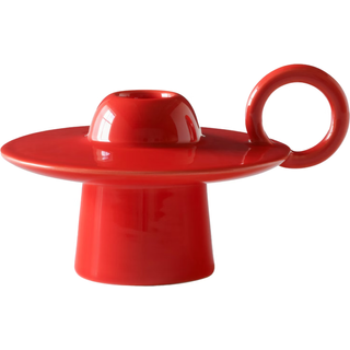 &Tradition Momento Jh39 Lysestage - Fyrfadsstager Keramik Poppy Red - 133243A351