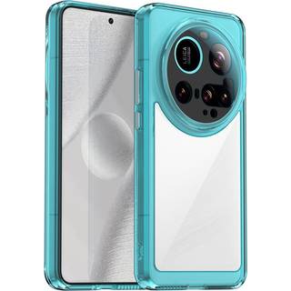 EIDERWOOD Xiaomi 15 Ultra Hybrid Plastik Cover - Gennemsigtig / Turkis