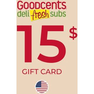 Goodcents Deli Gift Card 15 USD Key - UNITED STATES