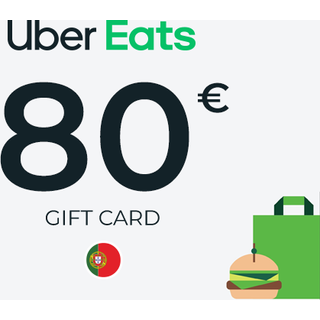 Uber Eats Gift Card 80 EUR Key - PORTUGAL