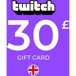 Twitch Gift Card 30 GBP Key - UNITED KINGDOM