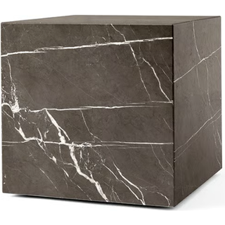 Audo Copenhagen Plinth Sidebord Cubic Brun Marmor