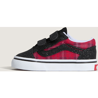 Vans - Toddler Old Skool V Shoes (1-4 years), Red, Size: 25.5 - Red - 25.5