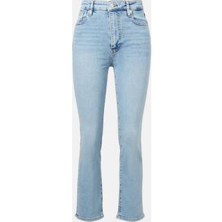 Frame Pencil Crop high-rise straight jeans - blue - 34