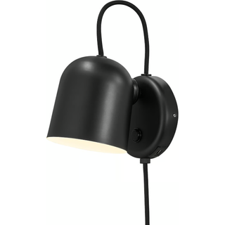 Angle sort væglampe