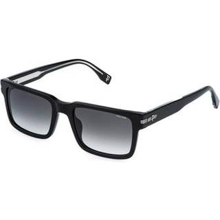 Police SPLR75 GRIND 2 0700 55 Solbriller Mænd Black - Shiny Black - 55mm