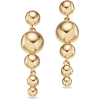 Scrouples øreringe i 8 kt guld med kugler