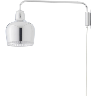 Artek A330S Væglampe Krom/Hvid