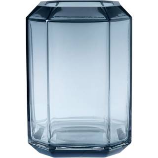 Louise Roe Jewel Giant Vase 18x26 Cm - Vaser Mundblæst Glas Blå - 10505-2-8