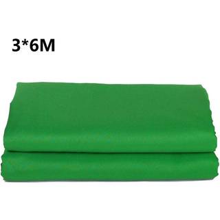 3 x 6 m - Green Screen Baggrund - Grøn