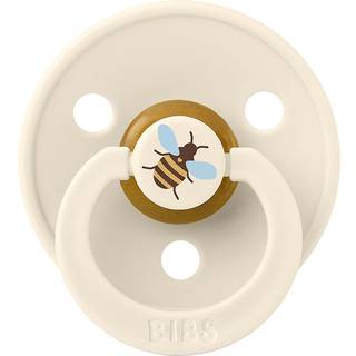 BIBS Rund Colour Sut - Str. 1 - Naturgummi - Studio - Bumblebee - Ivory
