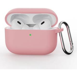 AirPods Pro 3 Silikone Cover med Karabinhage - Pink