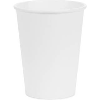 6 stk. Papkrus Hvid 250 ml – Praktisk og stilren løsning til fest, picnic og børnefødselsdag