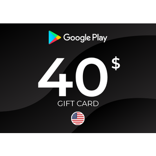 Google Play Gift Card 40 USD Key - UNITED STATES