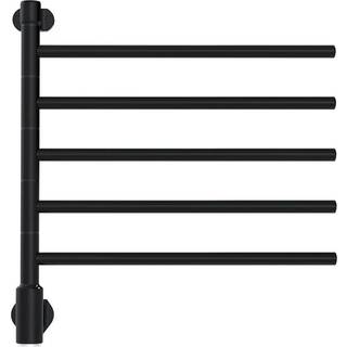 Pax Flex I 5/550 Momento II håndklædetørrer, svingbar, sort, 560 x 600 mm