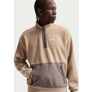 Nike 1/4 Zip Polar Fleece, Beige - XS