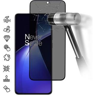 OnePlus Nord CE5 Privacy Full Cover Skærmbeskytter Hærdet Glas - Sort Kant