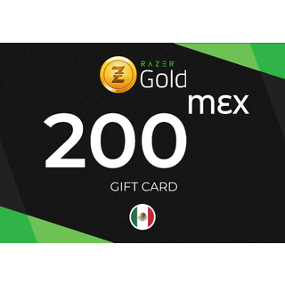 Razer Gold Gift Card 200 MXN Key - MEXICO