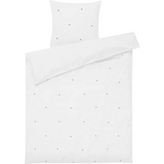 Juna Daisy sengetøj baby 70x100 cm - Hvid/lys blå