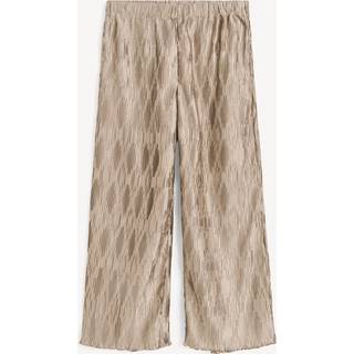 Letita bukser med brede ben - Cobblestone - 36