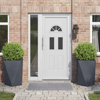 Plantekasse 2 pcs Antracit 50 x 50 x 75 cm Stål