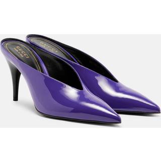 Gucci Gucci 97 patent leather mules - purple - EU 38.5