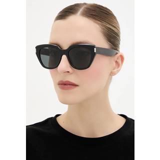 SAINT LAURENT Kvinde SAINT LAURENT SL 827 001 Solbriller Acetat Sort Sort Cat Eye