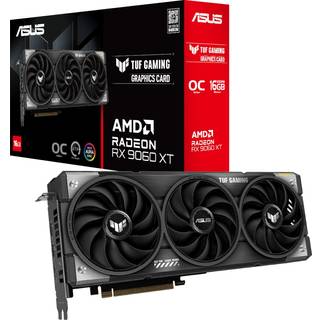 ASUS Radeon RX 9060 XT TUF OC - 16GB GDDR6 RAM - Grafikkort