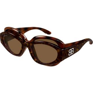 Balenciaga Unisex Balenciaga BB0456S 003 Solbriller Acetat Havana Brun Cat Eye