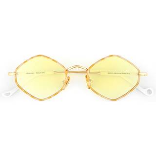 Eyepetizer Deux C.4-Q-L/L-14F 49 Solbriller Mænd Tortoiseshell - Gold - 49mm