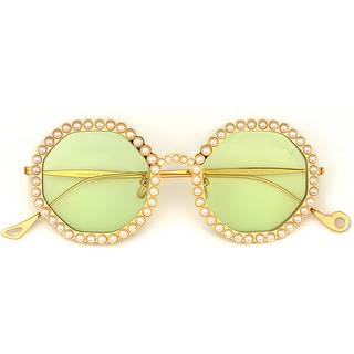 Eyepetizer Jordan C.4-1 46 Solbriller Mænd Guld - Gold With Pearls - 46mm