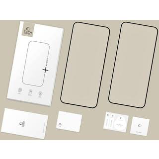 Xiaomi 15T Tech-Protect Glass Fit+ Skærmbeskyttelse Hærdet Glas - 2 stk. - Sort