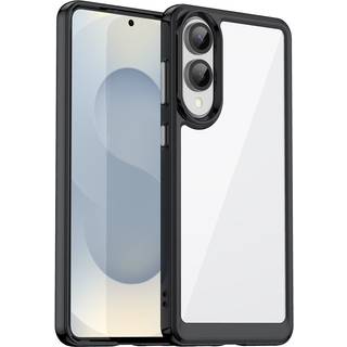 Samsung Galaxy S25 Edge - EIDERWOOD Hybrid Plastik Cover - Gennemsigtig / Sort