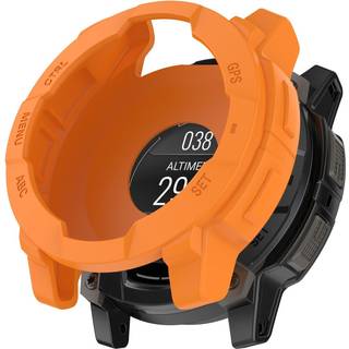 Garmin Instinct 3 AMOLED / Solar (50mm) Bumper Silikone Cover - Orange