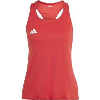 adidas Adizero Essentials Løbe Tanktop Dame, Str. L - Rød, Let & Åndbar med Reflekser