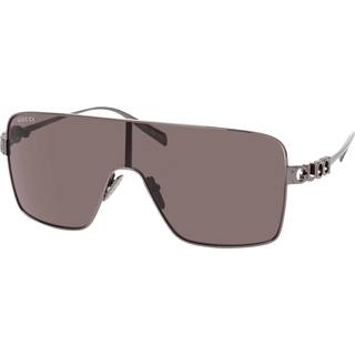 Gucci Kvinde GG1936S 002 Solbriller Metal Ruthenium Grå Maske