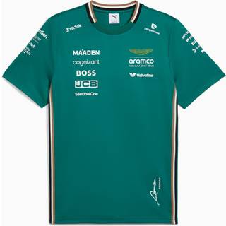PUMA x ASTON MARTIN ARAMCO F1Â® TEAM Replica Alonso Tee Men, Motorsport, Green Lux, XS