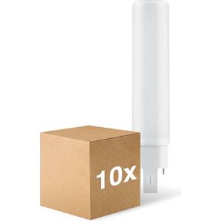 Fordelspakke 10x Ledvance Dulux-D LED 10W - 830 Varm Hvid | Erstatter 26W