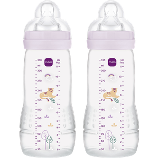 MAM Easy Active Baby Bottle 330 ml. - Pink - 2 stk.