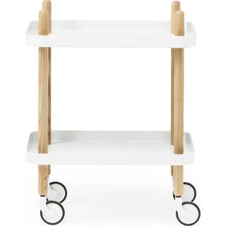 Normann Copenhagen Block Table Rullebord White