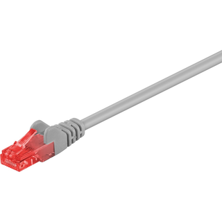 Goobay CAT 6 U/UTP CCA 0,25m Grey --> På lager, levering hos dig 23-10-2026