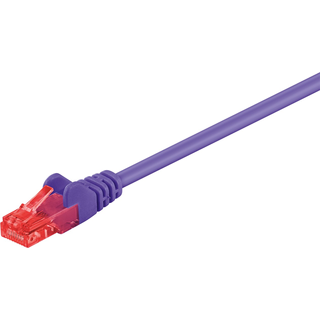 CAT 6 U-UTP netværkskabel Violet | 25 cm | PRIS-MATCH
