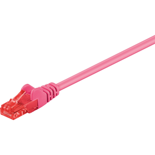 CAT 6 U-UTP netværkskabel Pink | 25 cm | PRIS-MATCH