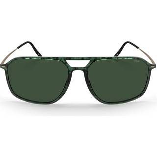Silhouette Pinnacles Fullrim 4085/75 5530 58 Solbriller Mænd Grøn - Shiny Green Marble - 58mm