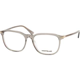 Montblanc Mand Montblanc MB0438O 003 Optiske stel Acetat Grå Transparent Firkantet