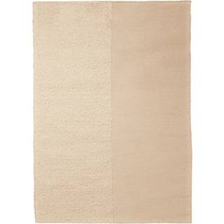 Ferm Living Kompliment Tæppe Offwhite 140x200 Cm - Glatvævede tæpper Uld Off-White - 1104272088