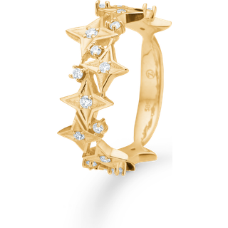 Mads Z Vesper ring i 14 karat guld med diamanter - Str. 56