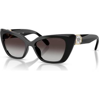 Sonnenbrille, Cat-eye-Form, SK6047, Schwarz