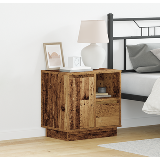 Natskab 2 pcs Gammelt træ 50 x 34.5 x 50 cm. Konstrueret træ