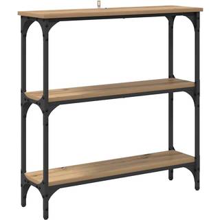 Konsolbord Artisan Egetræ 75 x 22,5 x 75 cm Konstrueret træ